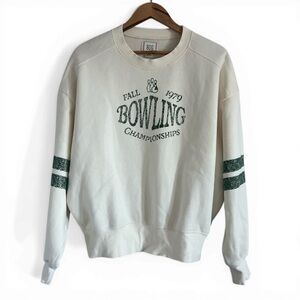 Urban Outfitters BDG Varsity Bowling 1979 Oversized Sweatshirt Small